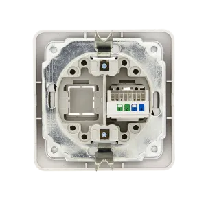 Лондон Розетка Phone 1-местная белая EKF - Фото 11