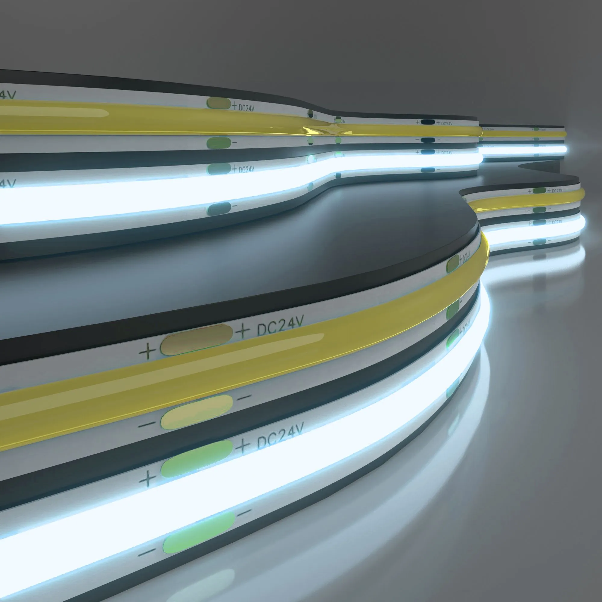 Лента светодиодная 24V 11W 352Led COB IP20 холодный белый, 5м Elektrostandard - Фото 2