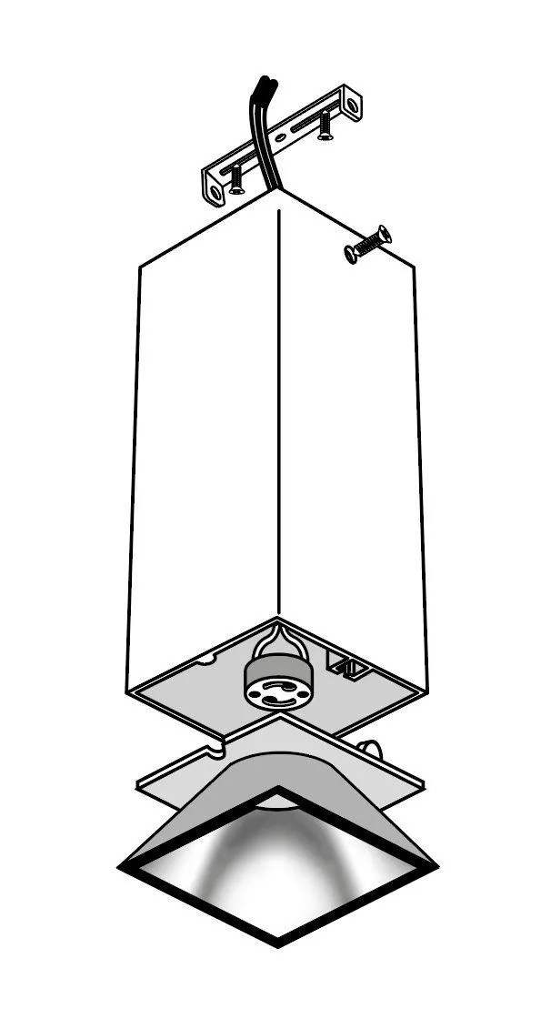 Светильник светодиодный накладной PDL-S 14074 GU10 белый/чёрный 230V IP20 Jazzway - Фото 4