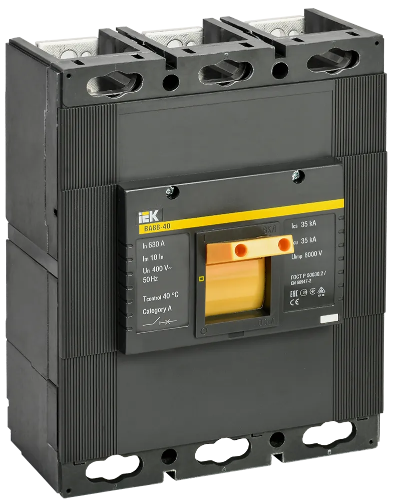 Выключатель автоматический ВА88-40 3Р 630А 35кА IEK SVA50-3-0630