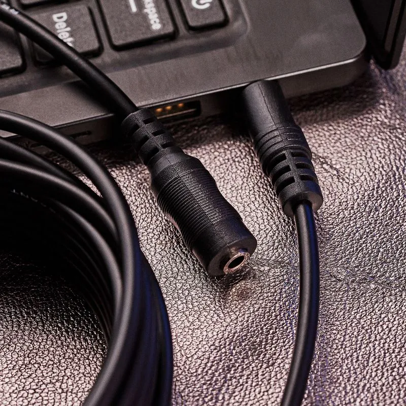 Шнур Стерео 3,5мм гнездо - Стерео 3,5мм штекер, 5м REXANT - Фото 5