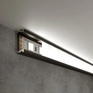 Профиль накладной алюминиевый черный/белый для светодиодной ленты LL-2-ALP006 Elektrostandard a053619