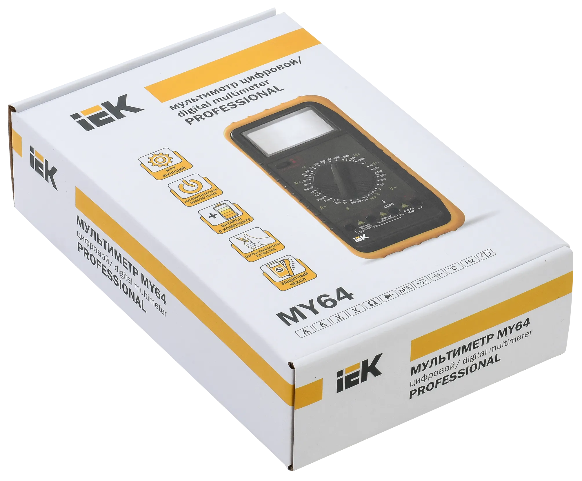 Мультиметр цифровой PROFESSIONAL MY64 IEK - Фото 2