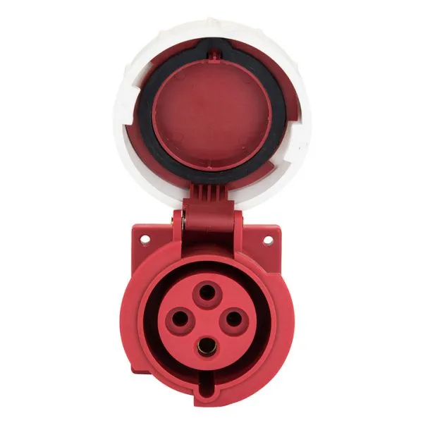 Роз. стац. внутр. 3242 3Р+РЕ 32А 380В IP67 EKF