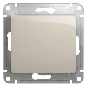 Выключатель 1-кл. СП Glossa 10А IP20 (сх. 1) 10AX механизм молочн. SE GSL000911 454396