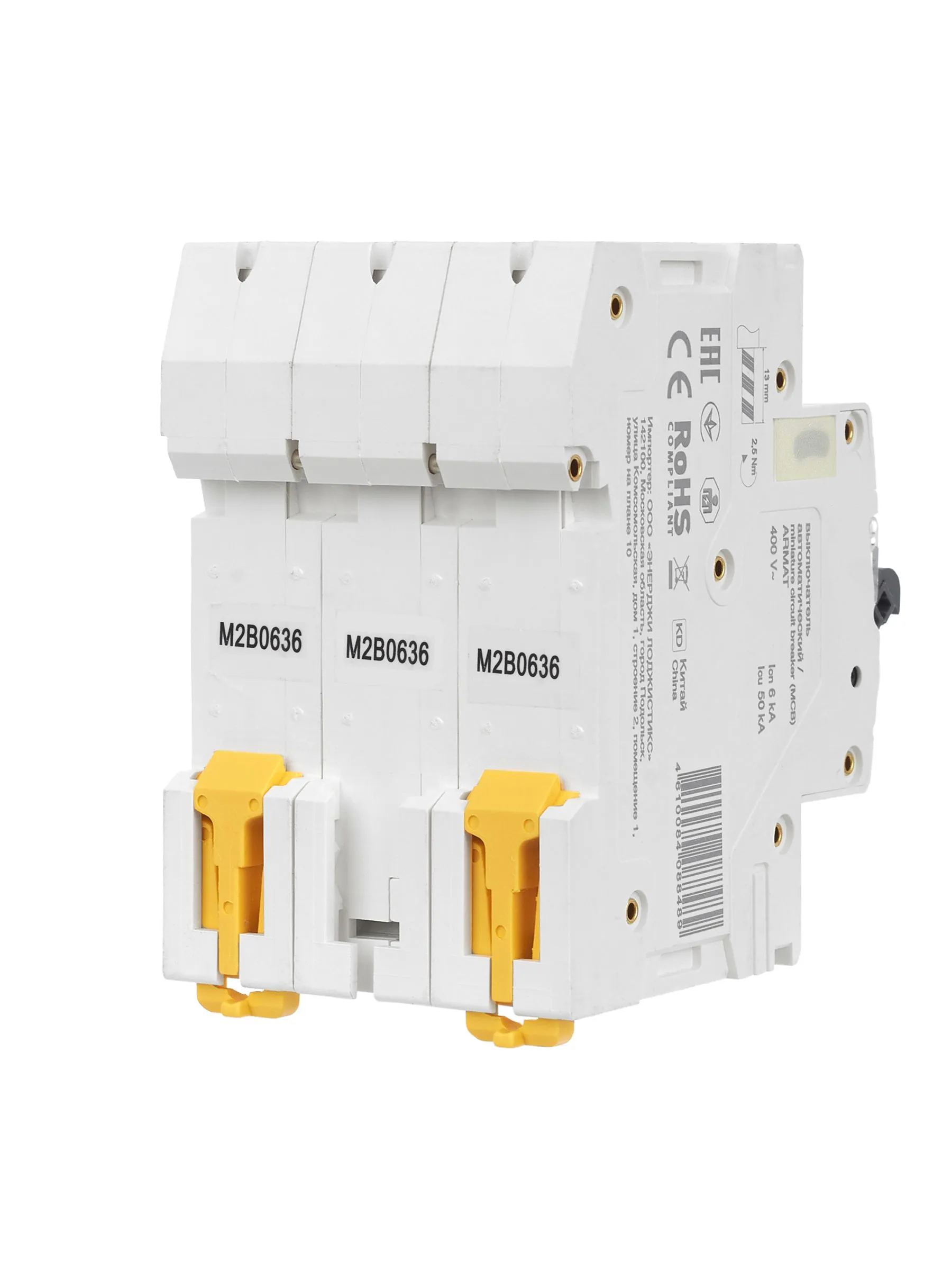 ARMAT Автоматический выключатель M06N 3P B 6А IEK - Фото 7