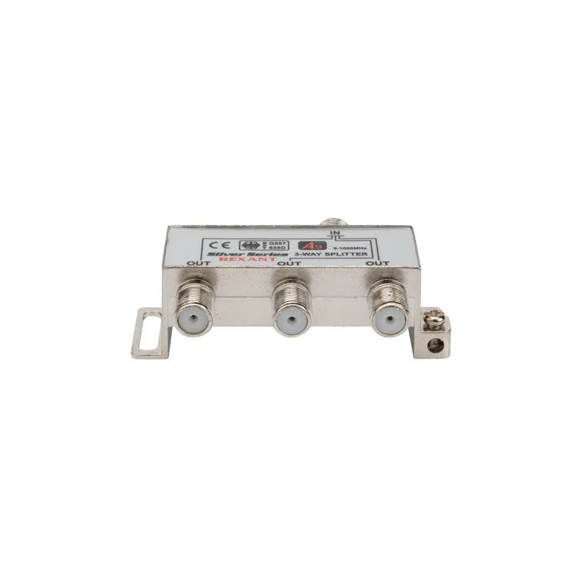 Делитель антенный, (3 TV) + (штекер F, 4 шт), 5-1000 МГц REXANT - Фото 4