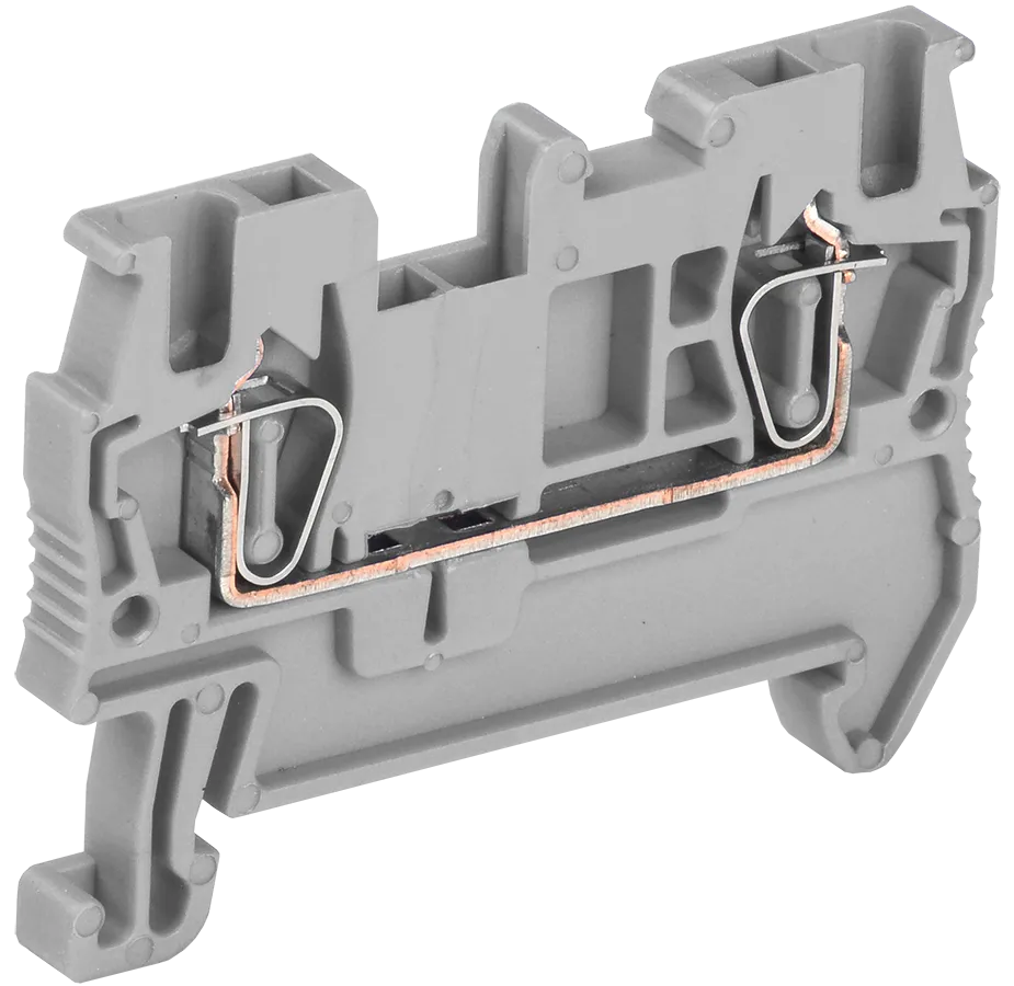Клемма пружинная КПИ 2в-1,5 17,5А серая IEK