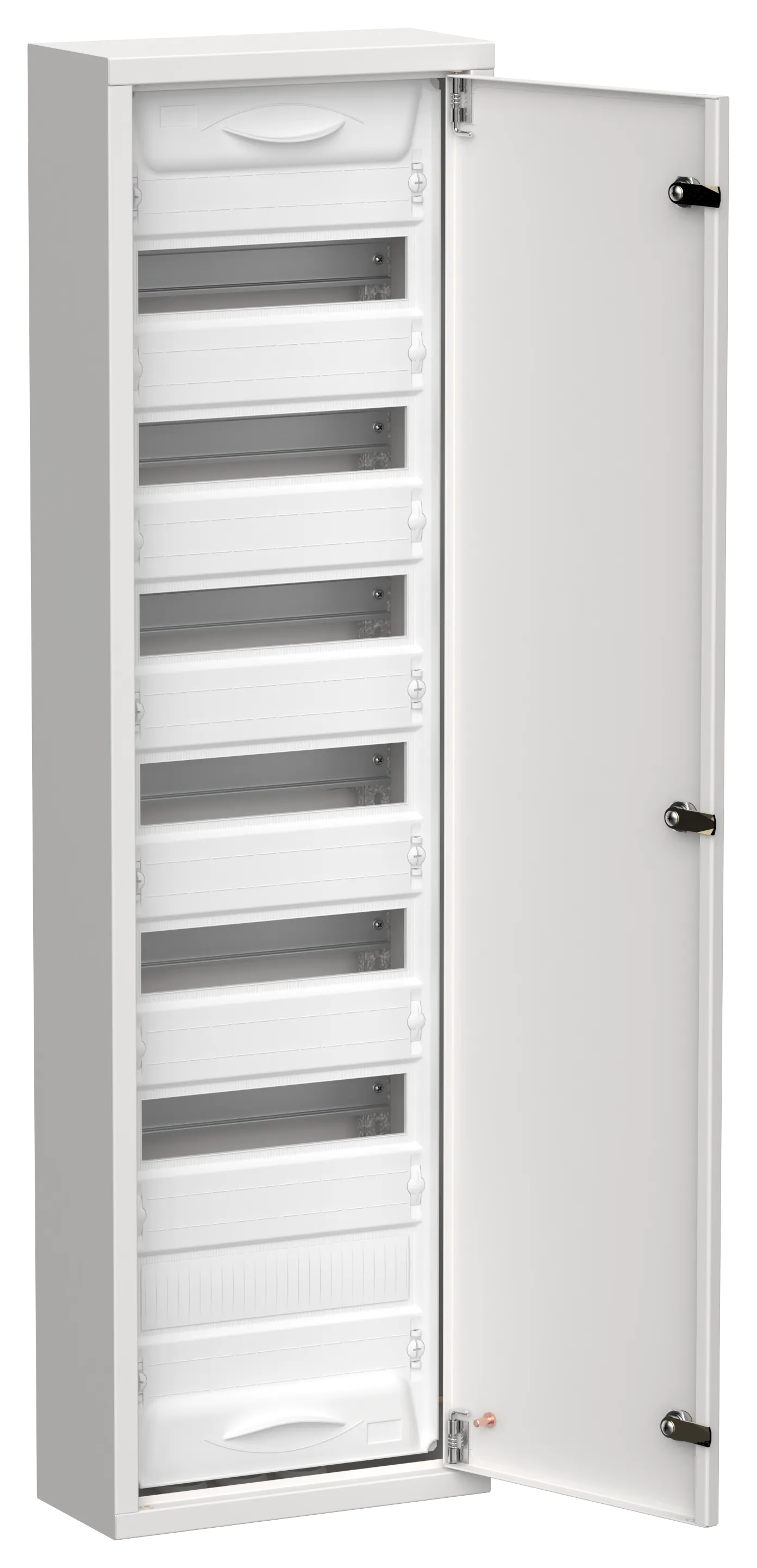 TITAN 5 Корпус металлический ЩРн-84 (1х84) 1085х310х140мм IP31 белый (одна дверь) IEK