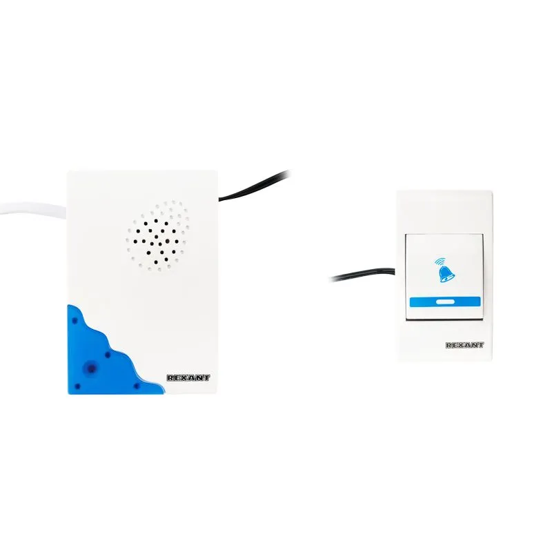 Звонок электрический с проводом и кнопкой 36 мелодий REXANT RX-8 - Фото 4