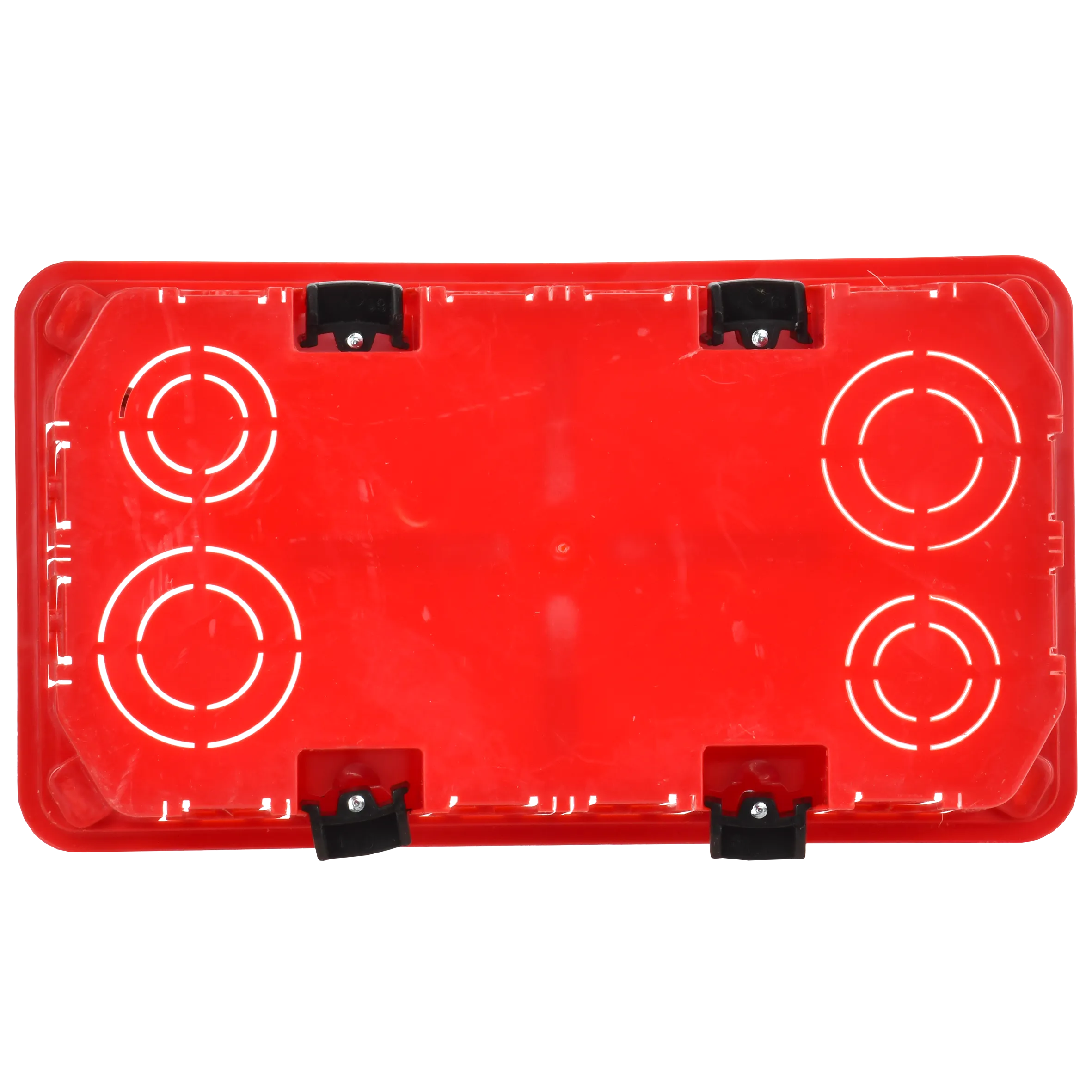 Коробка распаячная КМ41026 для полых стен безгалогенная (HF) 172х96х45мм с саморезами пластиковыми лапками с крышкой IEK - Фото 3