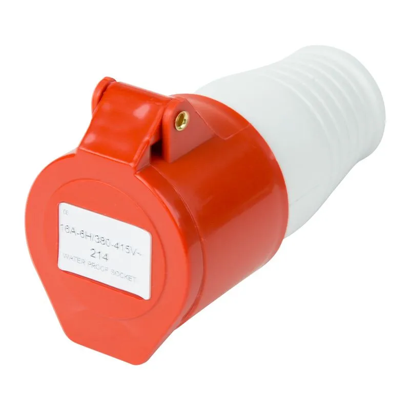 Розетка 214 переносная 3Р+РЕ 16А 380В IP44 REXANT - Фото 2