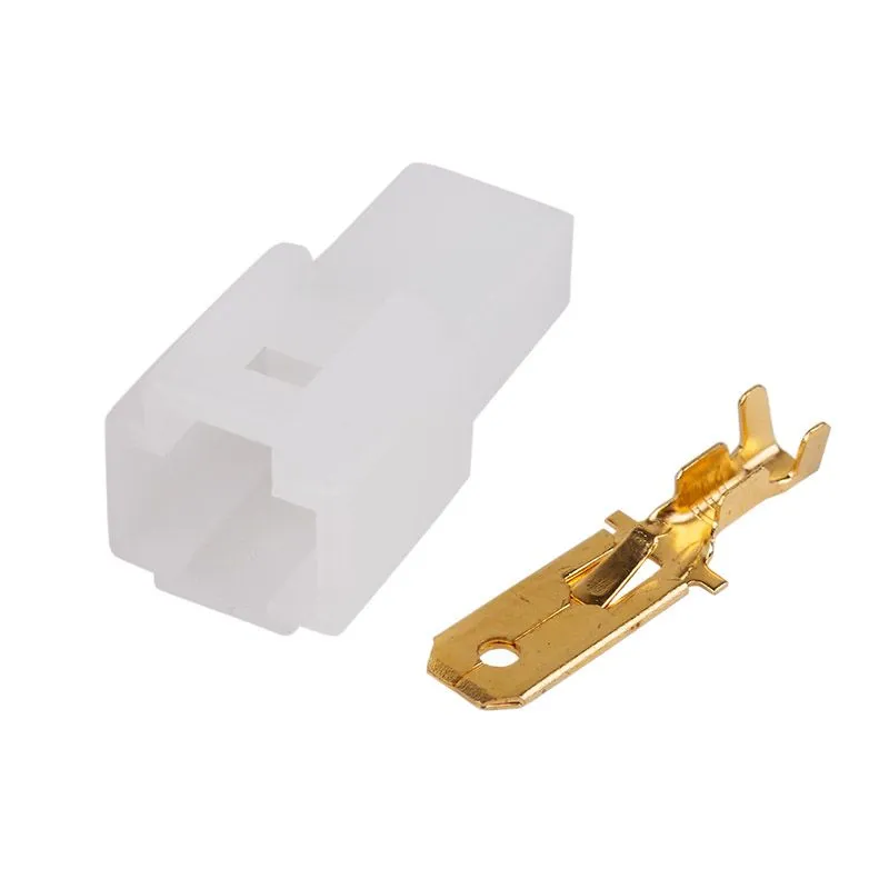 Клемма плоская штекер 6.3 мм 1-1.5 мм² (РП-п 1.5-(6.3)) + колодка REXANT - Фото 2