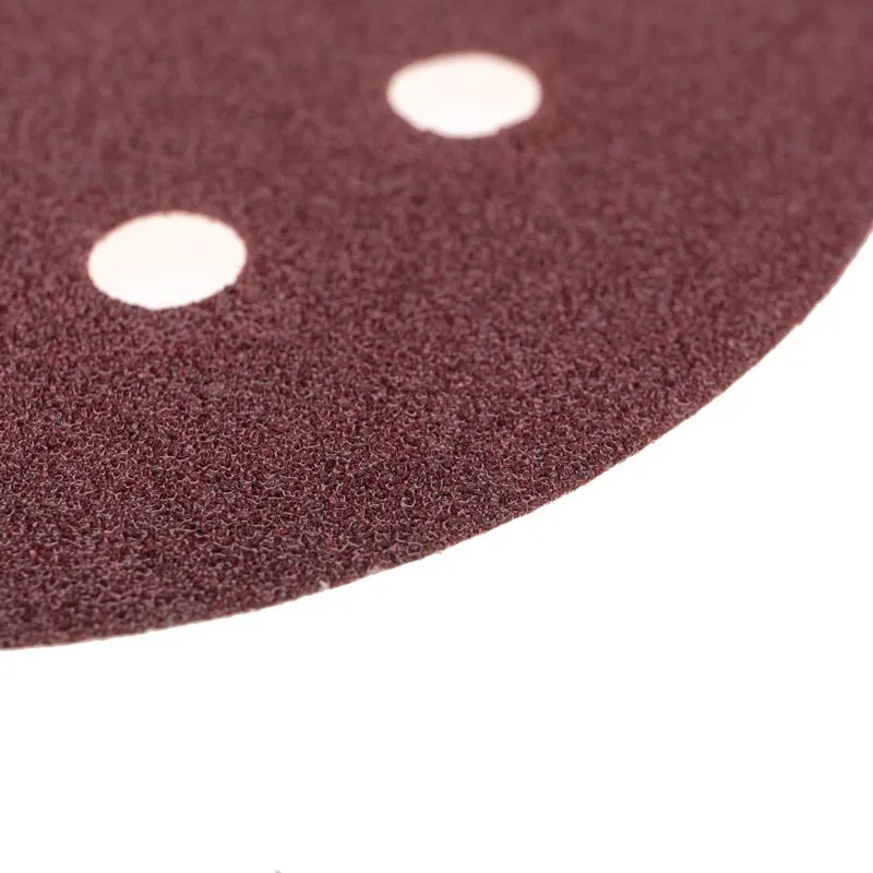 Диск абразивный на ворсовой основе, на липучке, перфорированный, P80, 125мм, 10 шт. KRANZ - Фото 4