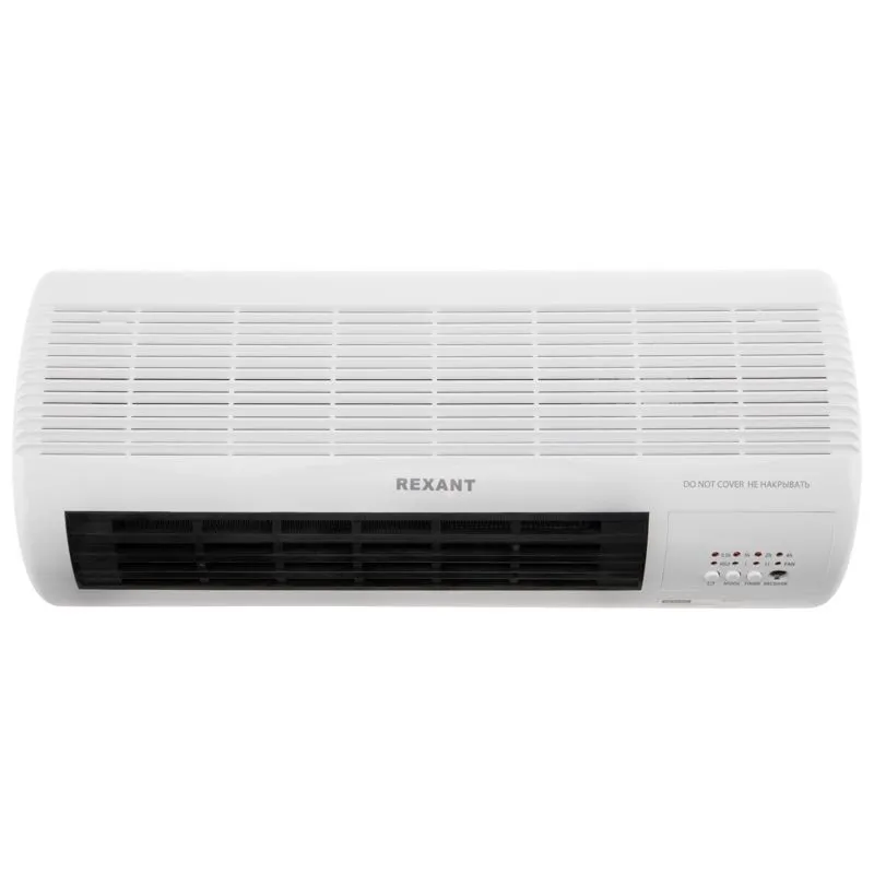 Тепловентилятор электрический настенный PTC 2кВт, белый REXANT - Фото 2