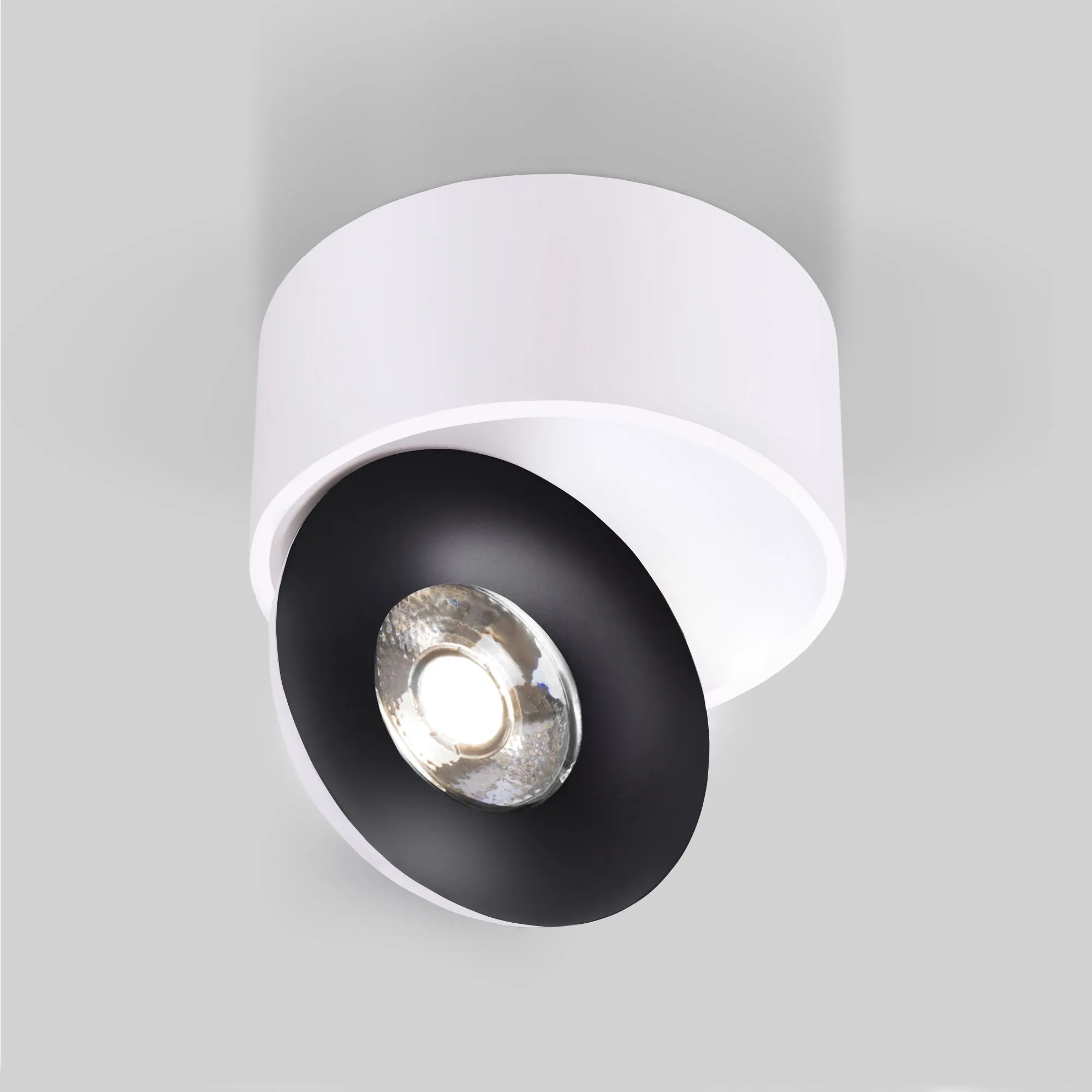 Накладной светодиодный светильник Glide белый/черный (25100/LED) 25100/LED Elektrostandard (УЦЕНКА) для освещения и подсветки