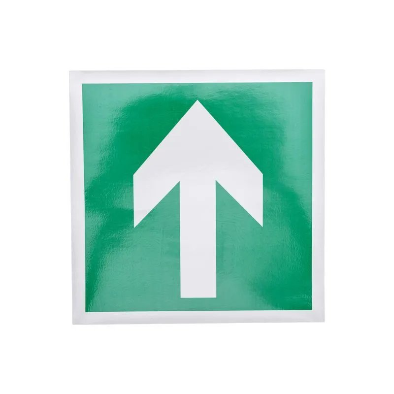 Наклейка эвакуационный знак "Направляющая стрелка"200*200 мм Rexant 56-0030