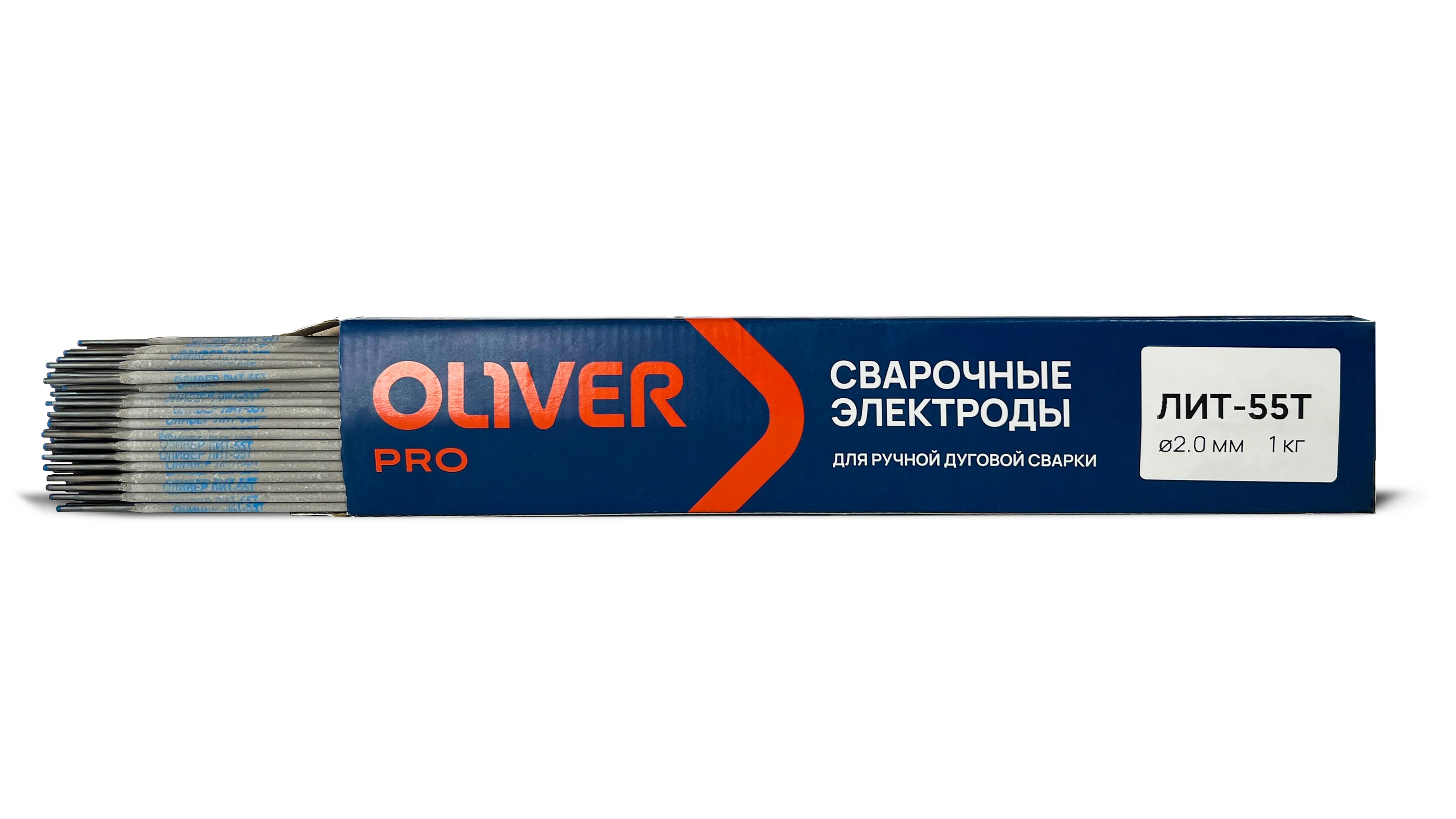 Электроды сварочные OLIVER PRO ЛИТ-55Т; 2.5мм; 4кг - 350 мм PRO ЛИТ-55Т д.2,5-4кг.