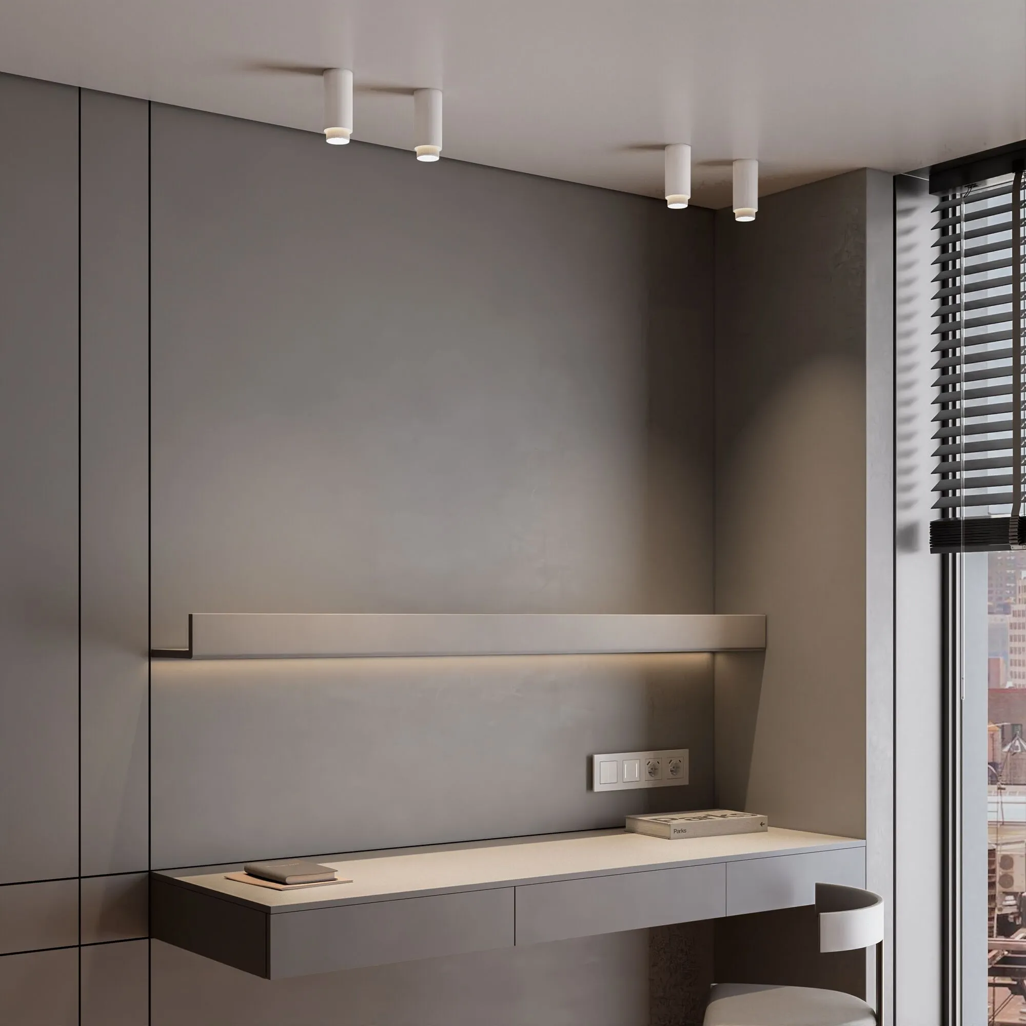 Светильник накладной Nubis GU10 белый Elektrostandard - Фото 3