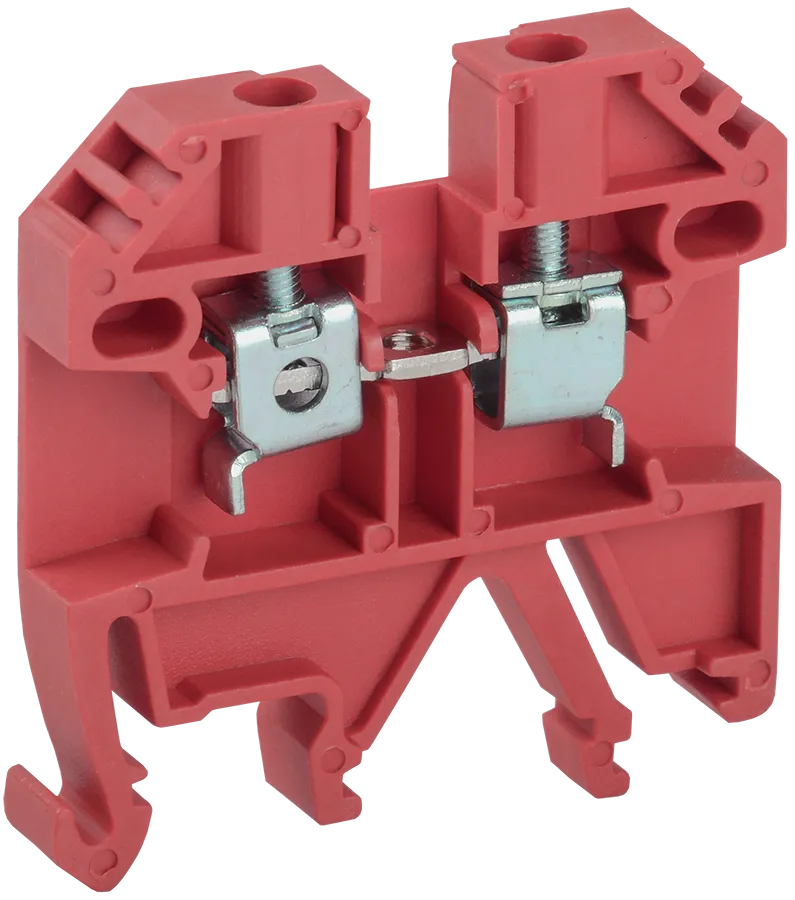 Клемма винтовая КВИ-2,5мм2 красная IEK