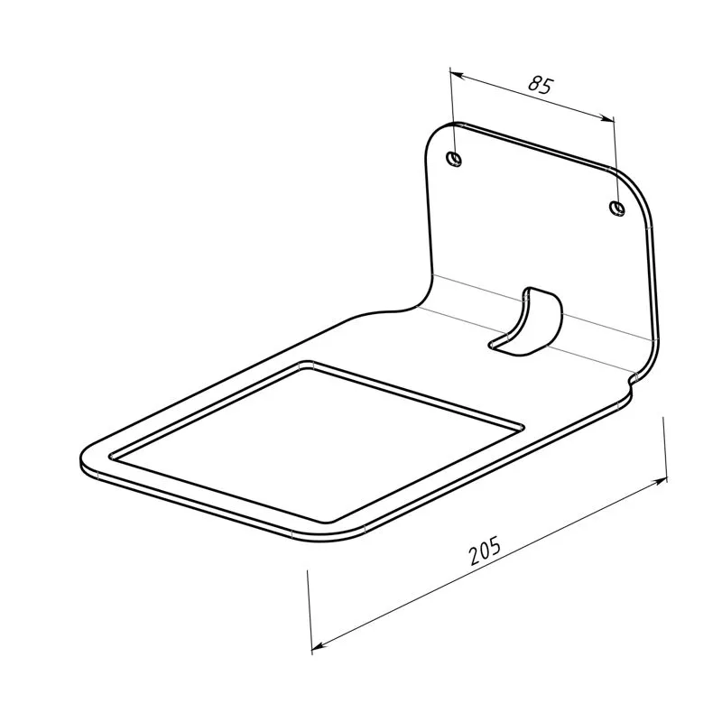 Кронштейн для Яндекс Станции, настенный, серый REXANT - Фото 4