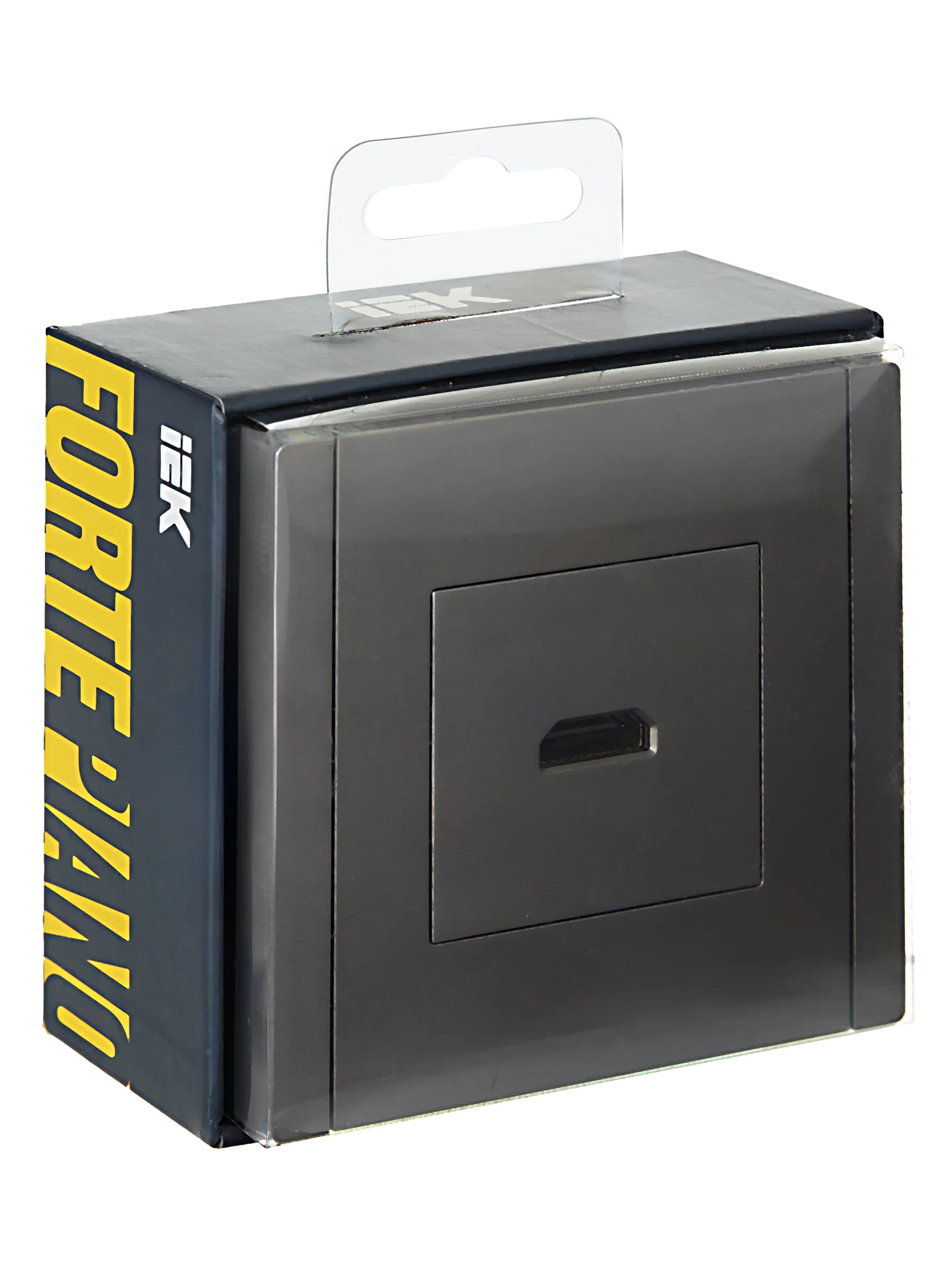 FORTE&PIANO Розетка HDMI FP540 сталь IEK - Фото 2