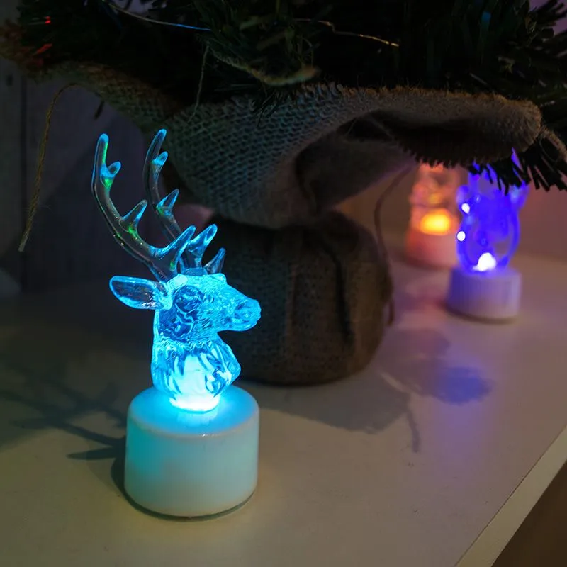 Фигура светодиодная на подставке "Олень", RGB - Фото 2