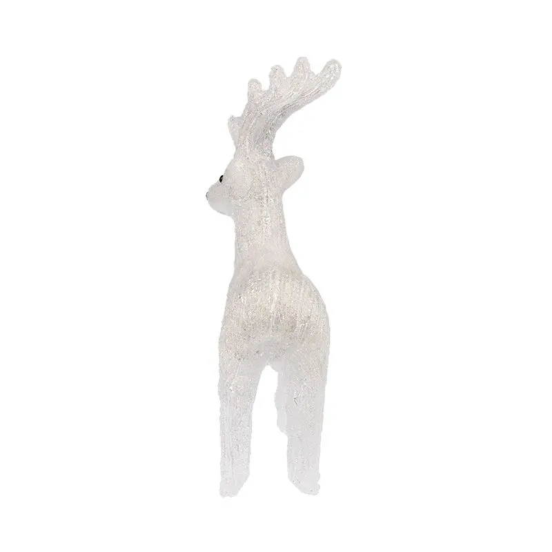 Акриловая светодиодная фигура Северный олень 45 см, 100 светодиодов, IP65, понижающий трансформатор в комплекте NEON-NIGHT - Фото 5