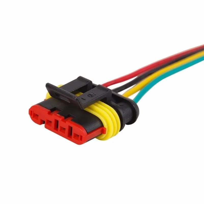 DJ7031-1.5-21 автомобильный разъем гнездо с проводом 20см (3-х контактный)