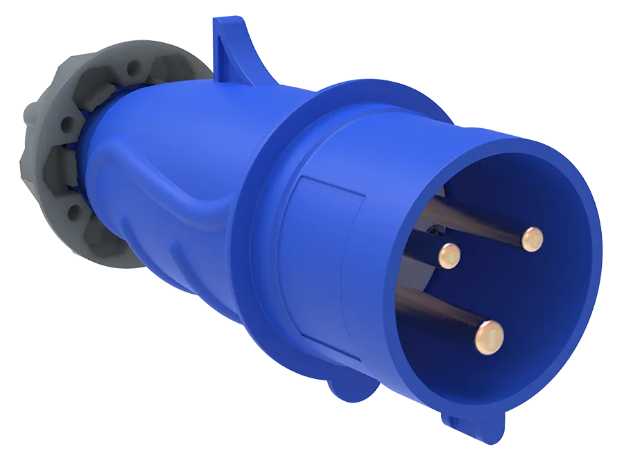 MAGNUM Вилка переносная ССИ-013 16А-6ч/200-250В 2P+PE IP44 IEK