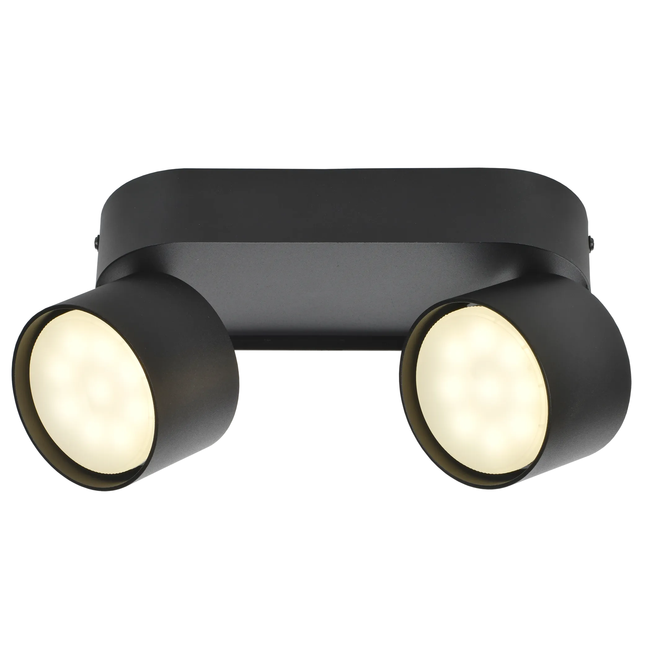 LIGHTING Светильник 4042 настенно-потолочный под лампу 2хGX53 черный IEK - Фото 3