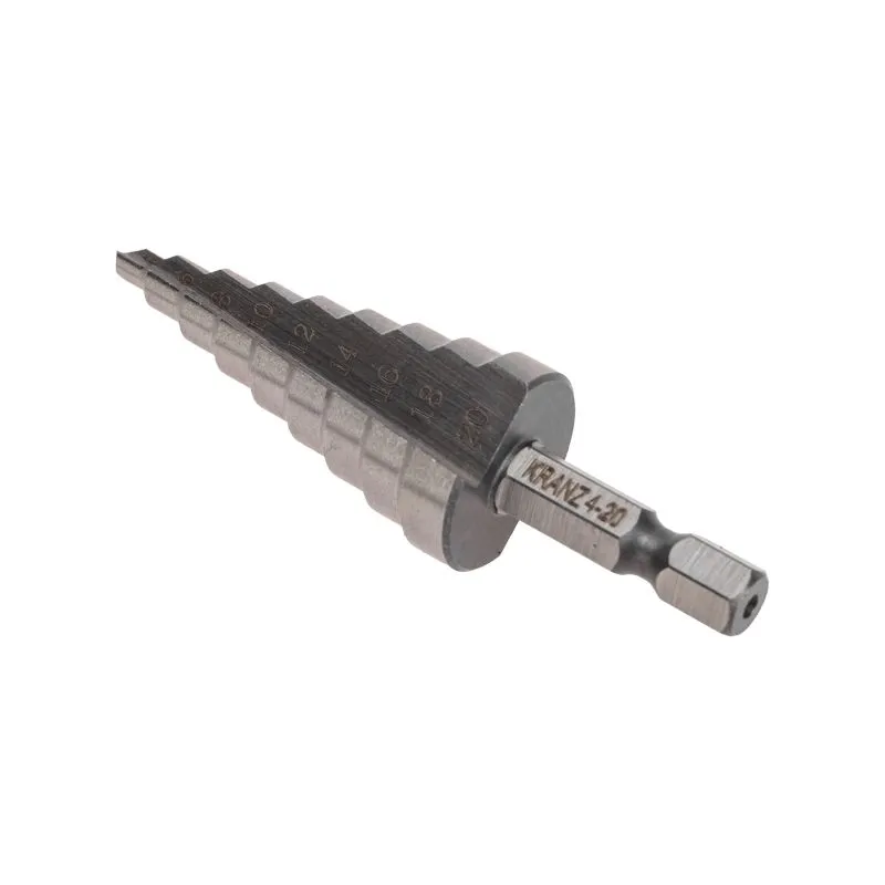 Сверло по металлу ступенчатое 4,0-20,0мм, 76мм, 62 HRC KRANZ - Фото 3
