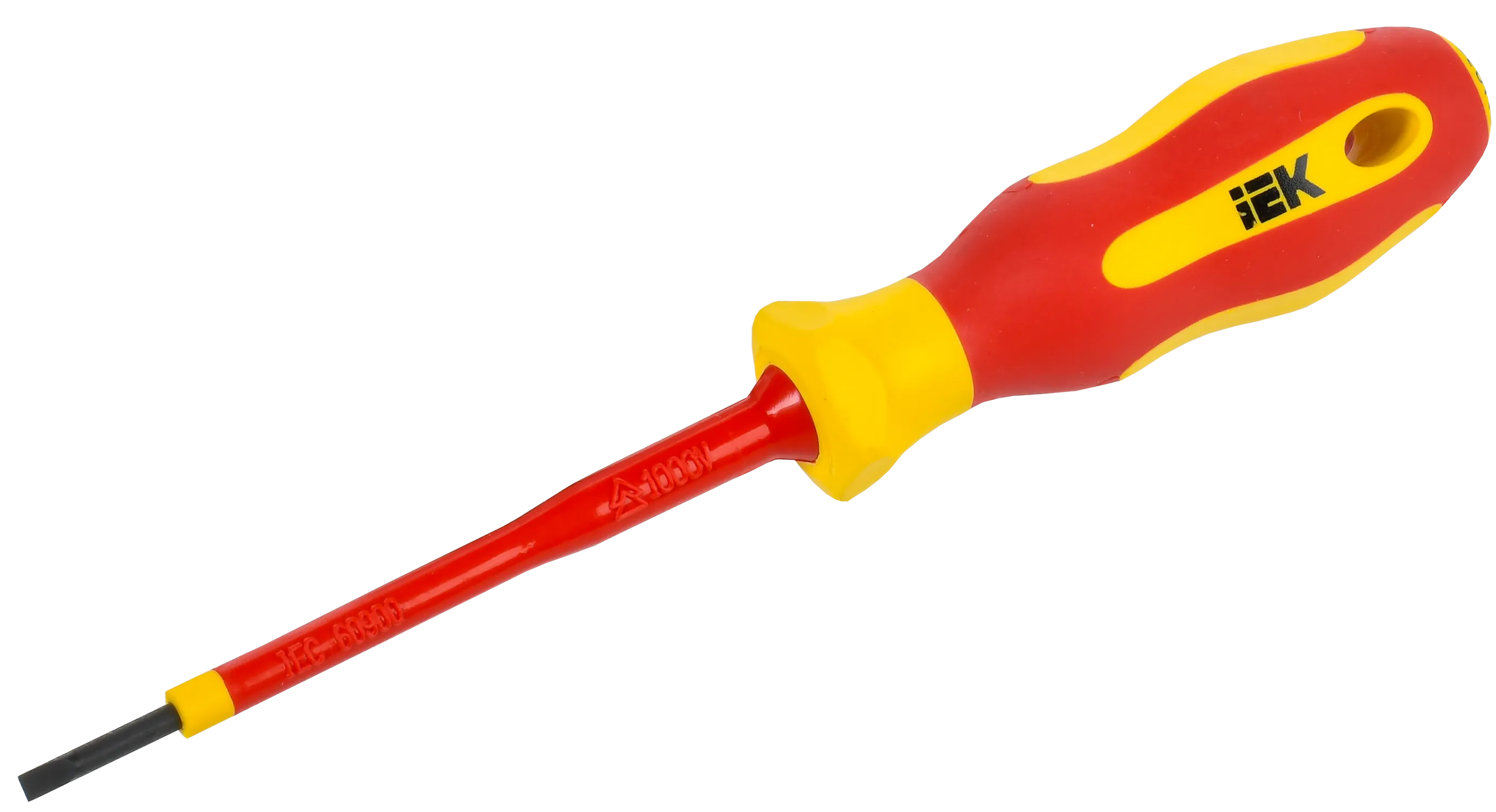 ARMA2L 5 Отвертка диэлектрическая SL2,5х75 Т2 IEK A2L5-SC30-T2-SL-25-075