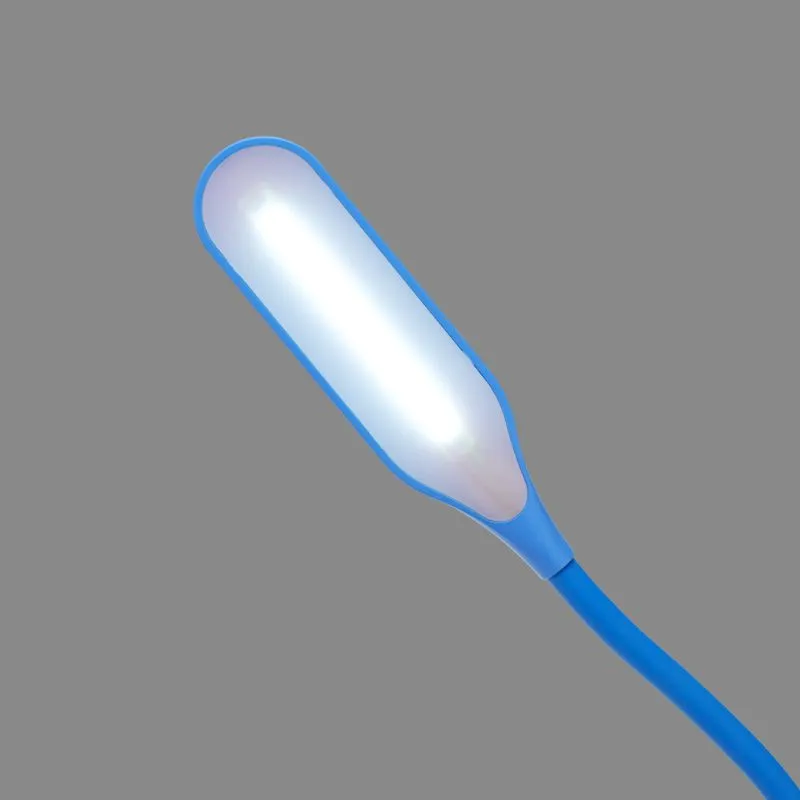 Светильник настольный Click 4Вт, LED, 4000К, диммируемый 3 ступени, заряжаемый, на прищепке, синий REXANT - Фото 4