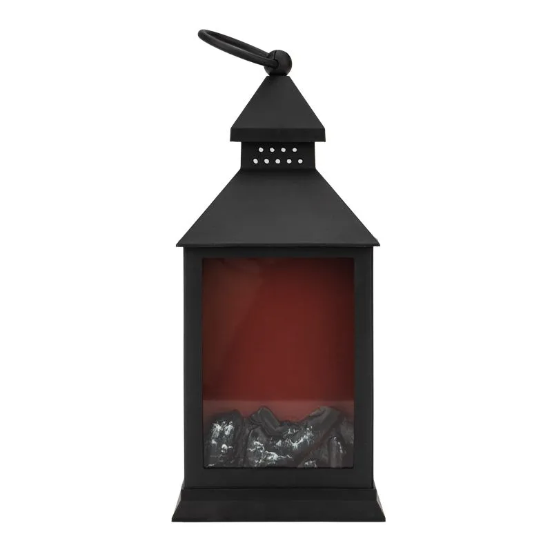 Светодиодный камин Волшебный фонарь с эффектом живого огня 11х11х24,5 см, батарейки 3хАА (не в комплекте) - Фото 2