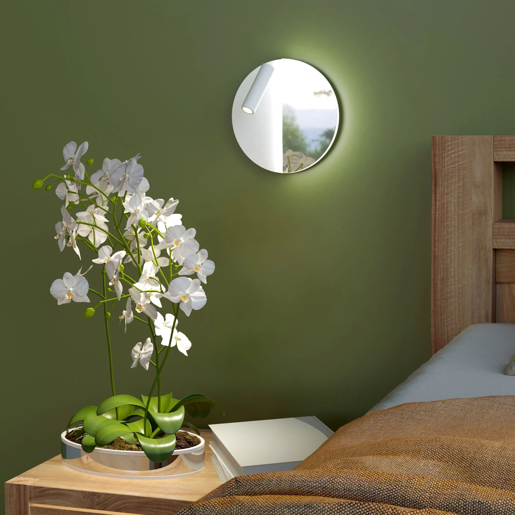 Светильник светодиодный настенный Drom LED 40105/LED белый/хром Elektrostandard - Фото 2