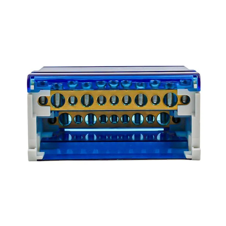 Шины на DIN-рейку в корпусе (кросс-модуль) 4х11 3L+PEN - Фото 3