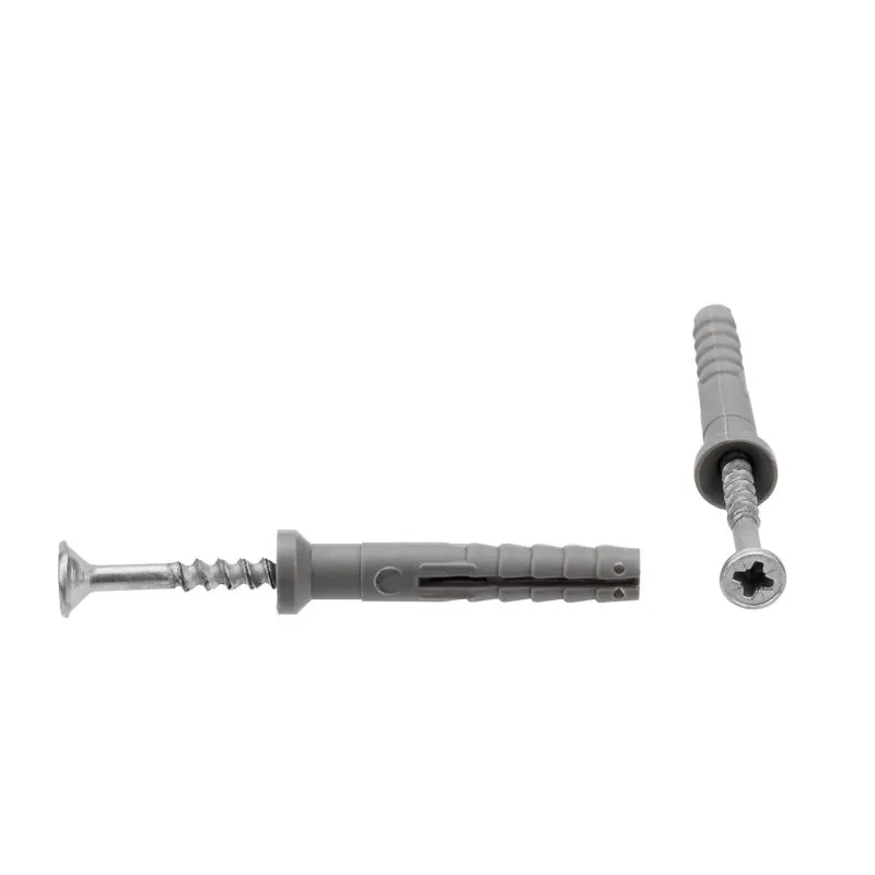 Дюбель-гвоздь потайной бортик, полипропилен 6х40 пакет   (100 шт/уп) KRANZ - Фото 2