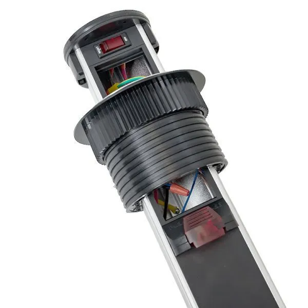 Встраиваемая мини-колонна с беспроводной зарядкой 15Вт, 6 модулей C-Line - Фото 9