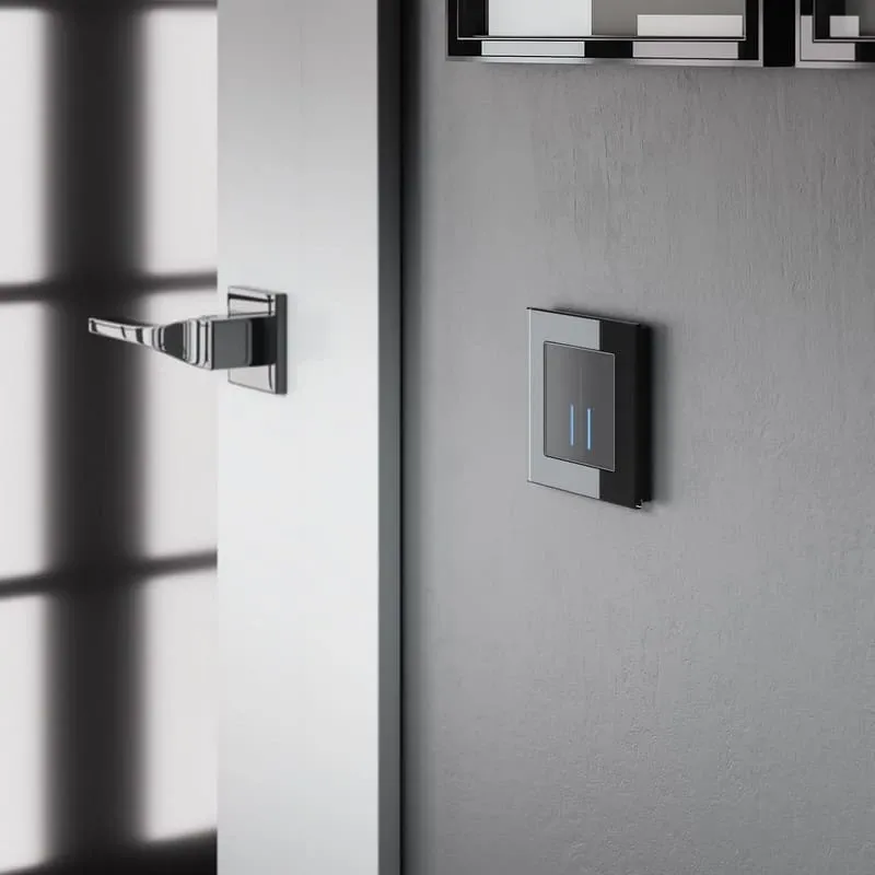 Рамка на 1 пост Favorit (черный,стекло) Werkel - Фото 4