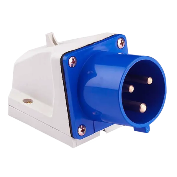 Вилка стац. 523 2Р+РЕ 32А 220В IP44 EKF