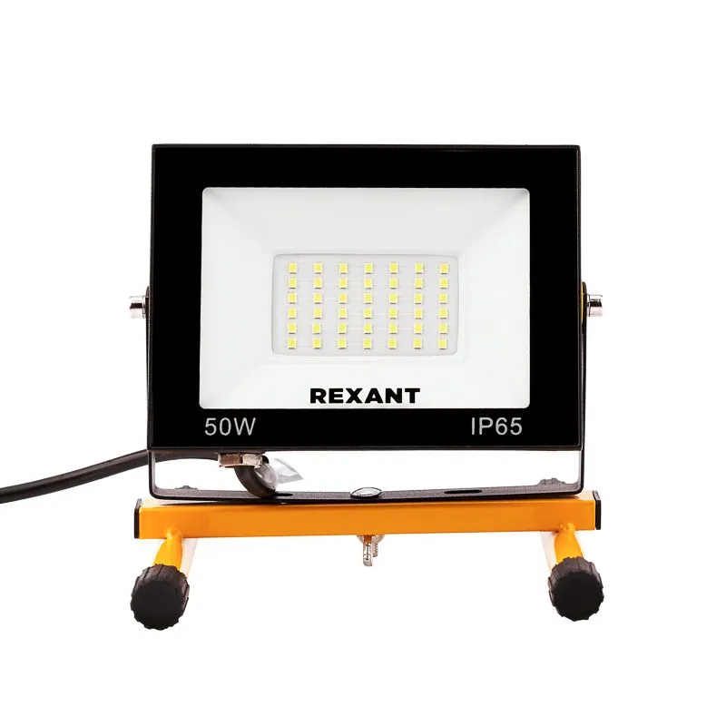 Прожектор-переноска СДО-EXPERT 50Вт 4000Лм 6500K со шнуром 2м и евровилкой REXANT - Фото 4