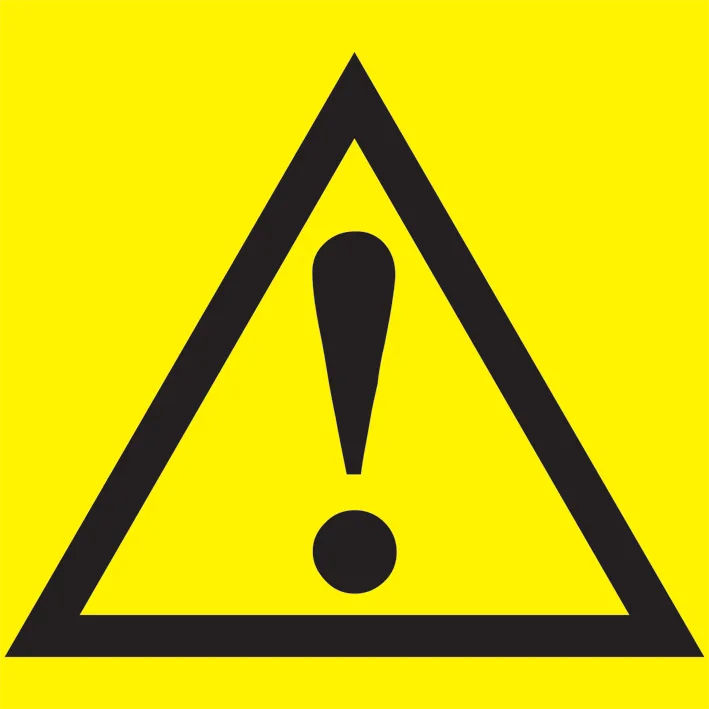 Самоклеящаяся этикетка 150х150мм "Внимание опасность" IEK