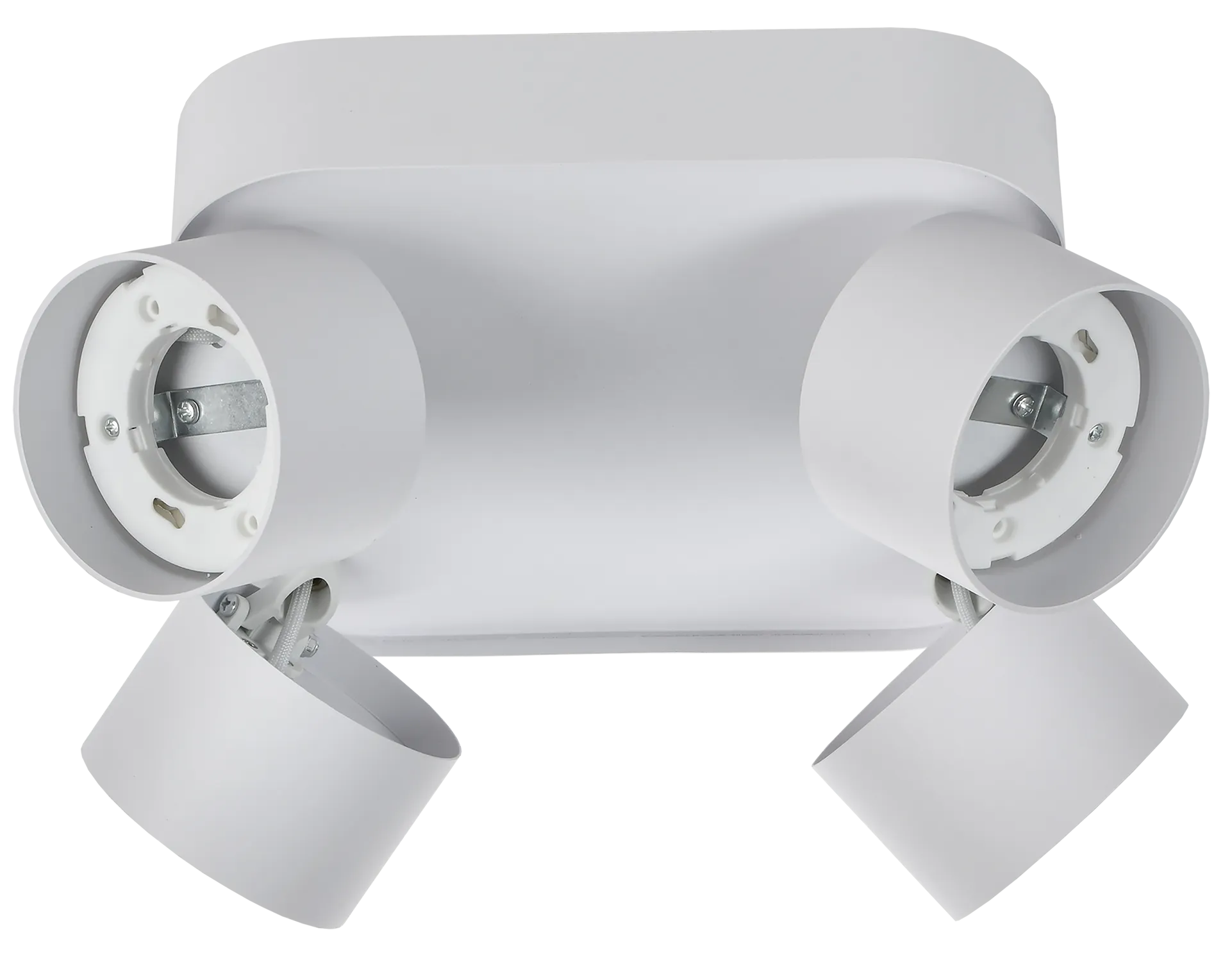 LIGHTING Светильник 4044 накладной потолочный под лампу 4хGX53 белый IEK LT-UPB0-4044-GX53-1-K01