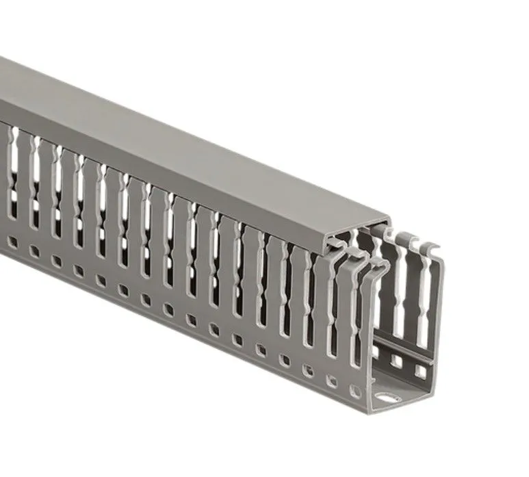 Кабель-канал перфорированный 25х40 cерый DEKRON
