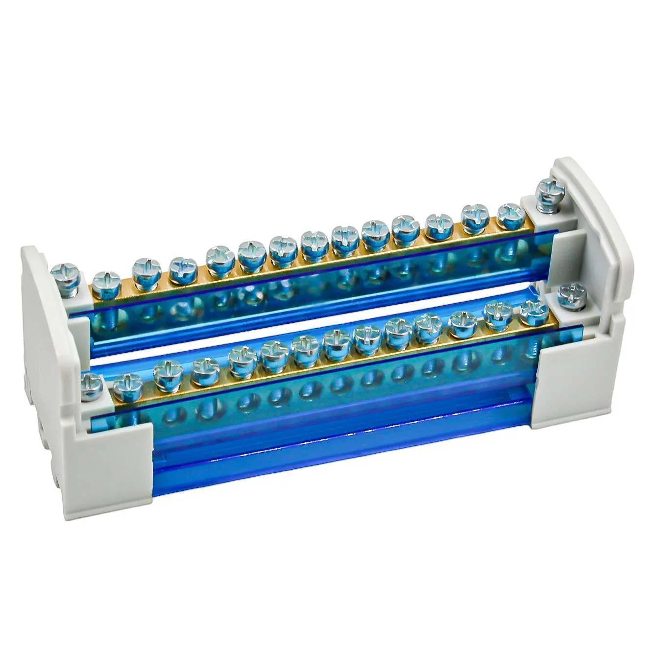 Шины на DIN-рейку в корпусе (кросс-модуль) 2х15 L+PEN - Фото 6