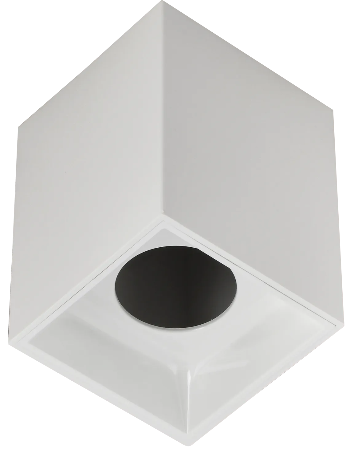 LIGHTING Светильник 4112 накладной потолочный под лампу GU10 белый пластик IEK