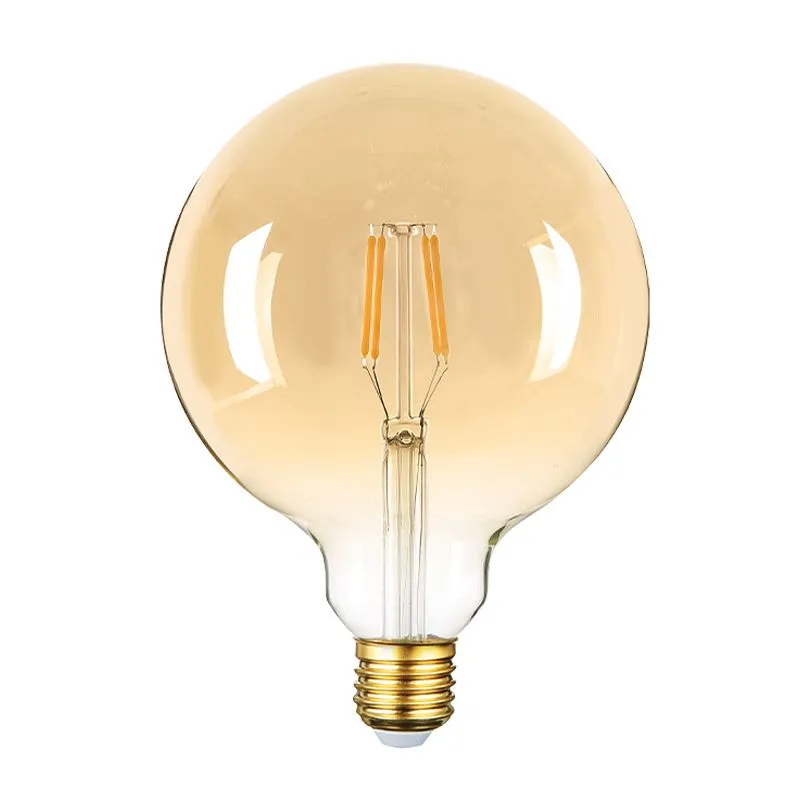 Светодиодная лампа WOLTA Filament, AC 220-240В, 50/60 Гц, золотое стекло,  "Шар", G125, E27, 10 Вт, 800 лм, 2400 К, 1/10/20