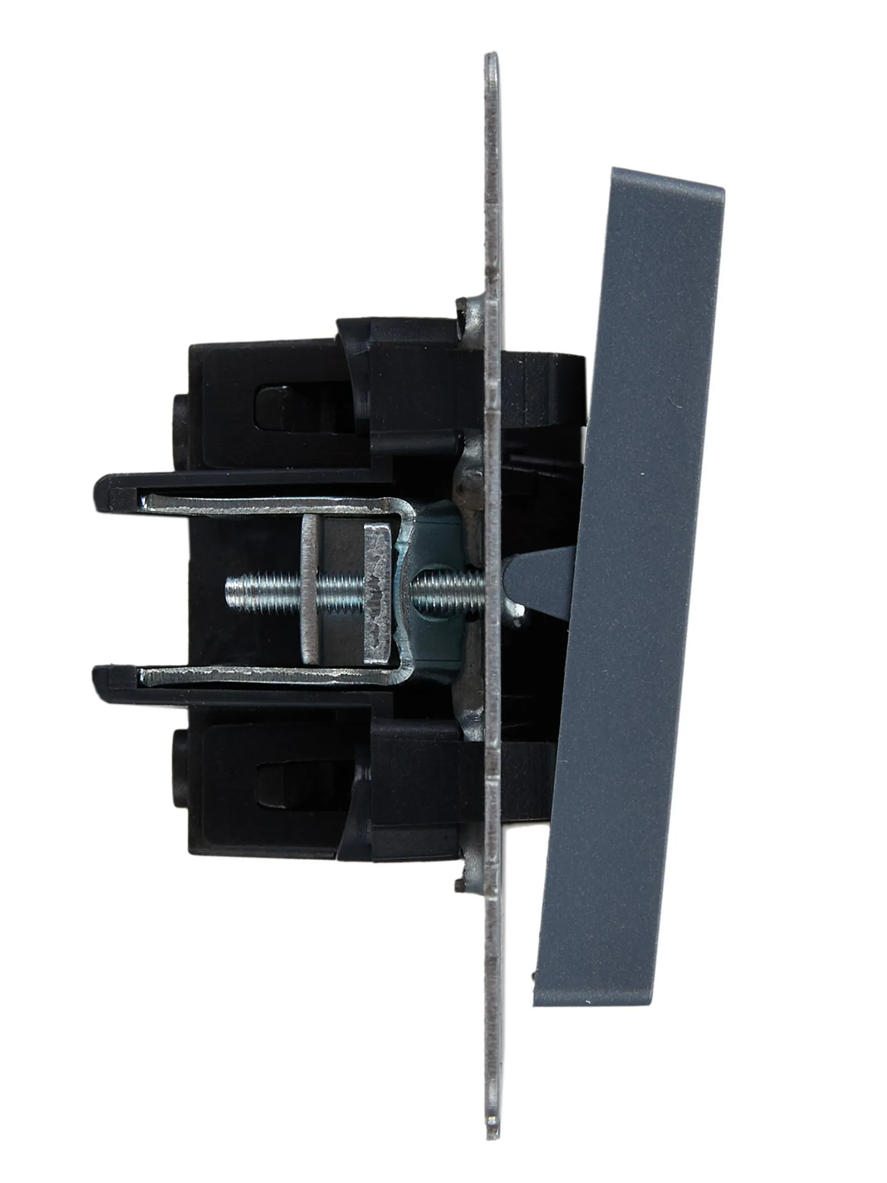 BRITE Выключатель 1-клавишный 10А ВС10-1-0-БрМ маренго IEK - Фото 7