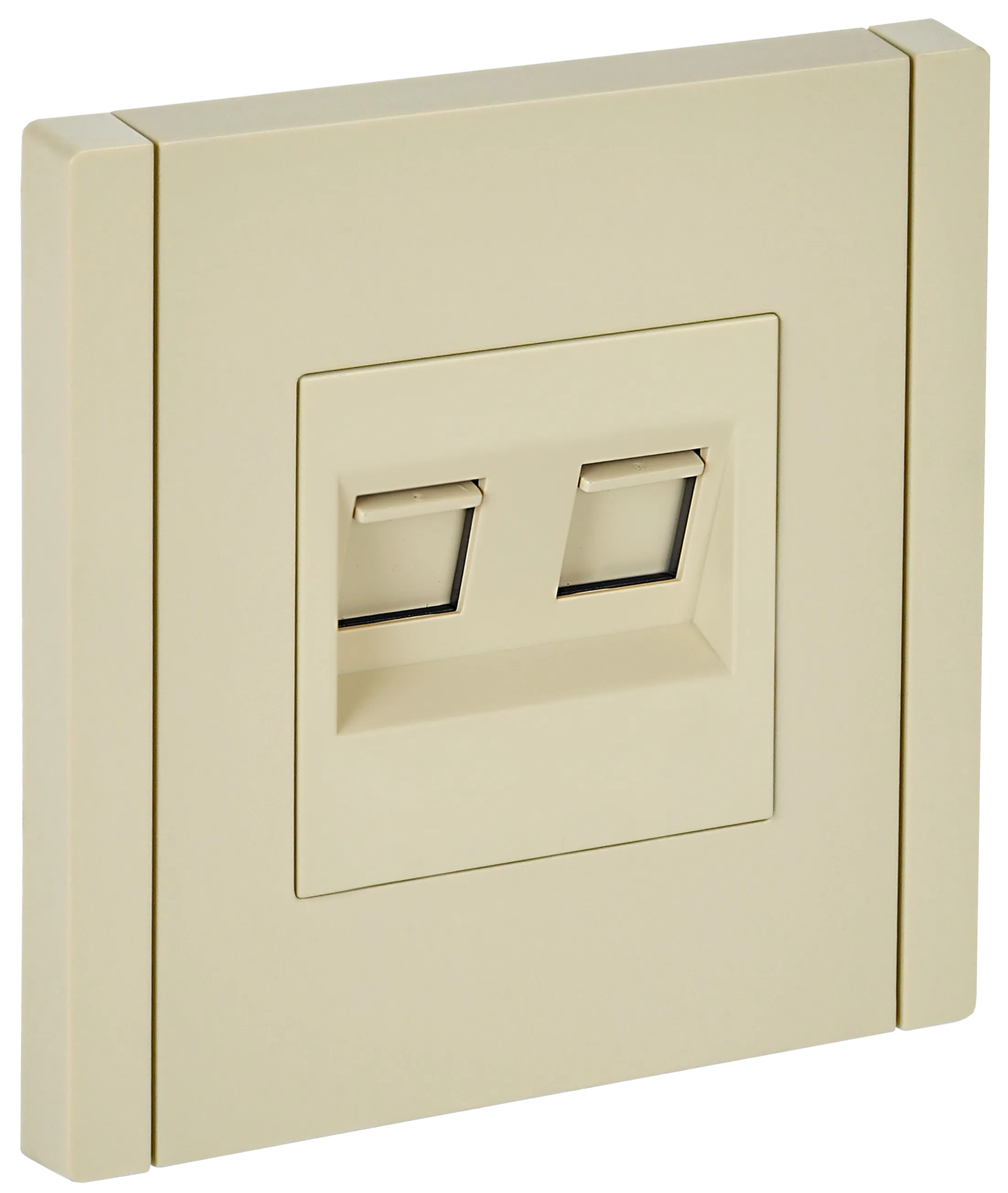 FORTE&PIANO Розетка компьютерная двойная RJ45 кат.6 FP434 ваниль IEK